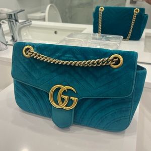 very good condition turquoise bag